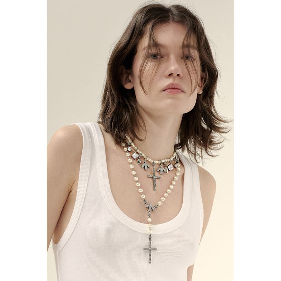 Colar Espirito Santo Perolas Fe III prata boho 2